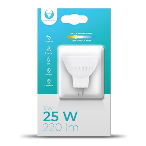 BOMBILLA LED G4 MR11 | 3W | 220LM |...