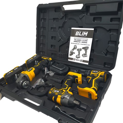 REAC PACK 20V TALADRO/LLAVE...