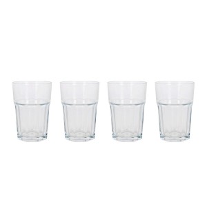 SET 4 VASOS VIDRIO 365CC ARAS LAV