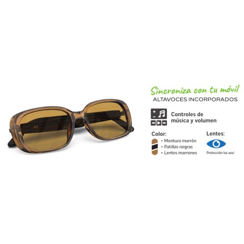 GAFAS BLUETOOTH CON AUDIO-X Y APP...