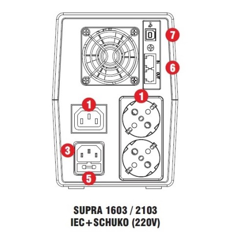 SAI XMART SUPRA 2100VA