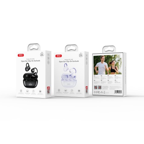AURICULARES TWS PEARL CLIP G40 NEGRO XO