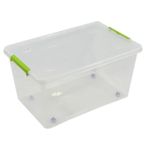 CAJA ORGANIZADORA CON TAPA, RUEDAS Y...
