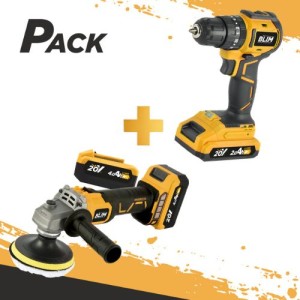 RADIAL 20V 115MM S/CARBONES + TALADRO...
