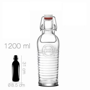 BOTELLA CIERRE PRESION 1200ML OFFICINA BORMIOLI