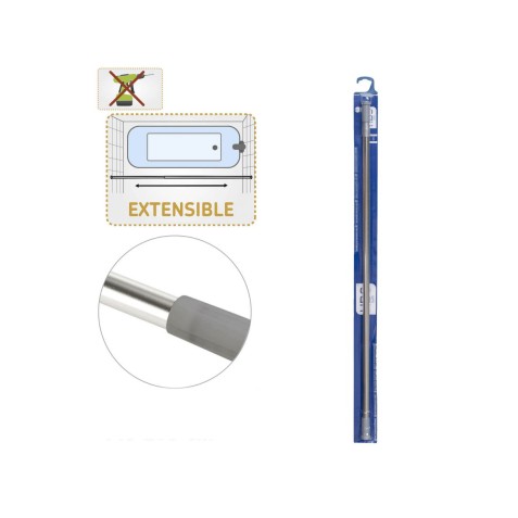 BARRA EXTENSIBLE BAÑO ACERO INOX 22MM...