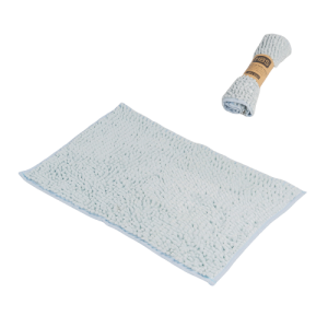 ALFOMBRA BAÑO CHENILLA 60x40 AZUL HBS