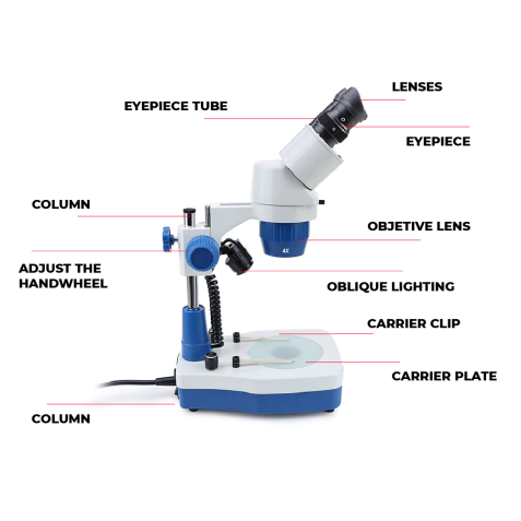 MICROSCOPIO BINOCULAR ESTÉREO BAKU-007