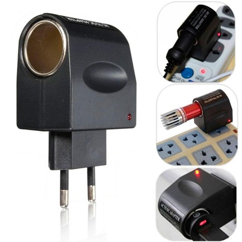 ADAPTADOR MECHERO A ENCHUFE PARED