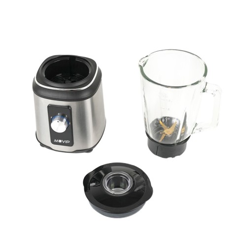 BATIDORA INOXIDABLE VASO CRISTAL...