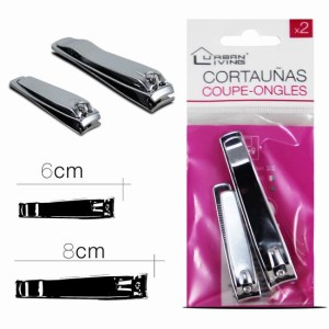 PACK 2 CORTAUÑAS ACERO URBAN LIVING