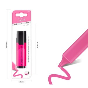 MARCADOR FLUORESCENTE ROSA CASTERLI