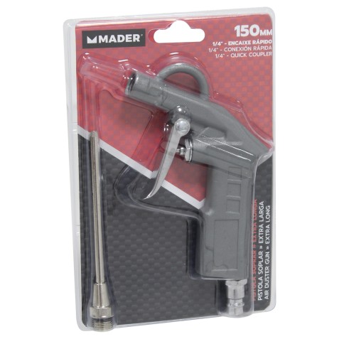 PISTOLA DE SOPLAR CAÑO LARGO MADER