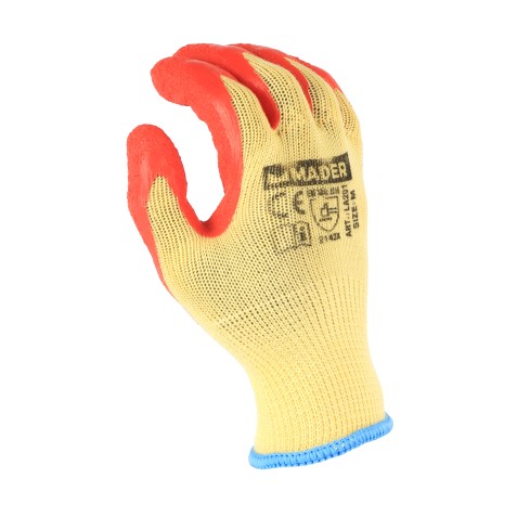 GUANTES DE PROTECCION ALGODON + LATEX...