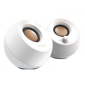 ALTAVOCES PC 2.0 PEBBLE USB BLANCOS...