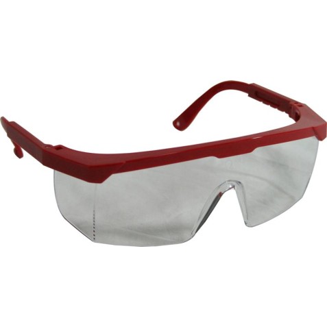 GAFAS DE PROTECCION ROJA LENTE BLANCO...