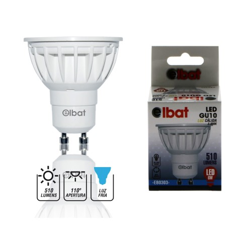 PACK 3 BOMBILLAS LED GU10 | 6W |...