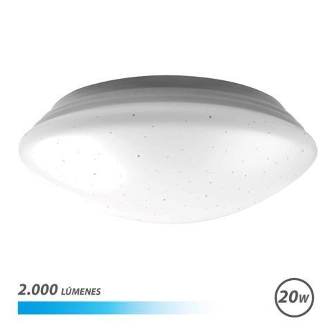 APLIQUE LED TECHO REDONDO 20W 2000LM...