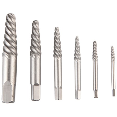 JUEGO EXTRACTOR DE TORNILLOS 6 PCS MADER
