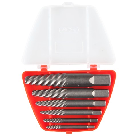 JUEGO EXTRACTOR DE TORNILLOS 6 PCS MADER