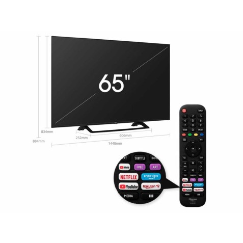 TELEVISOR HISENSE 65A7300F 65" |...