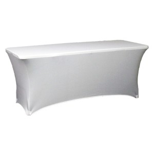 FUNDA PARA MESA RESINA 180CM BLANCA