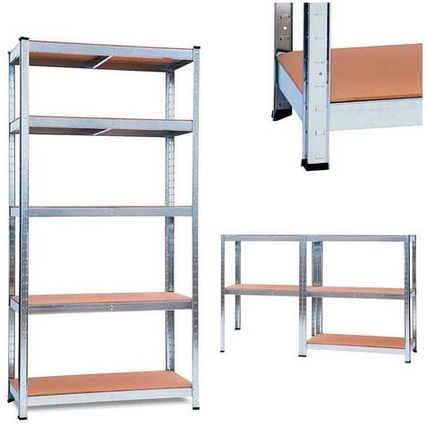 ESTANTERIA MODULAR GALVANIZADA CON 5...