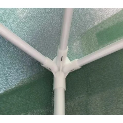 CARPA METÁLICA TELA Y VOLANTES...