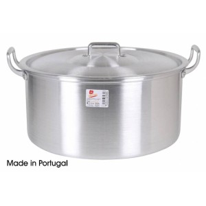 CACEROLA ALUMINIO CON ASAS 40CM 25 LITROS