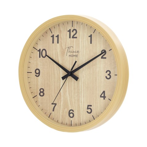 RELOJ DE PARED COLOR MADERA