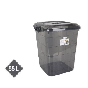 CAJA PLASTICA PLATIN TETRIS 55 LITROS CONFORTIME