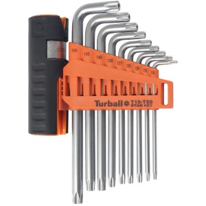 JUEGO LLAVES TORX CON ORIFICIO 9 PCS...