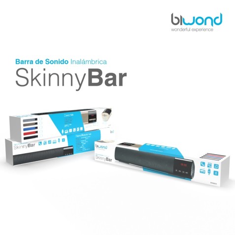 BARRA DE SONIDO 10W SKINNYBAR ROJO...