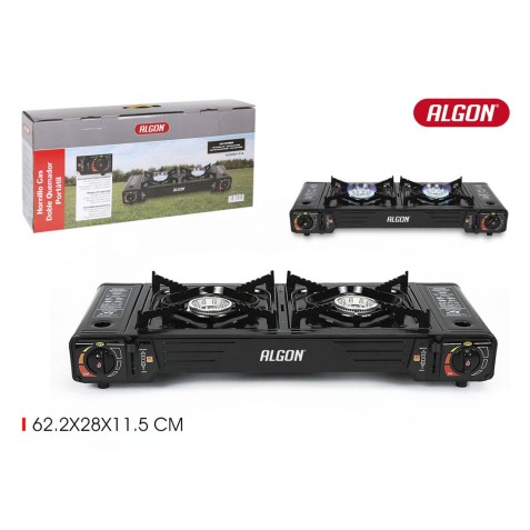 COCINA DE GAS PORTATIL DOBLE CON...
