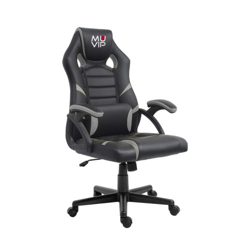 SILLA GAMING GM1000 NEGRO/GRIS MUVIP