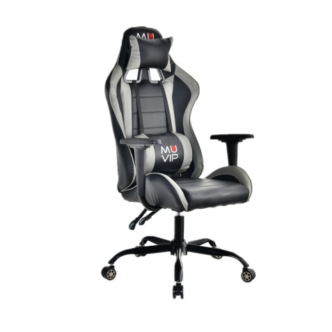 SILLA GAMING GM4000 NEGRO/GRIS MUVIP