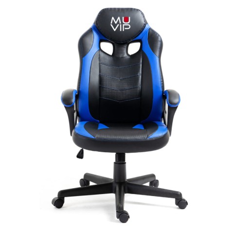 SILLA GAMING GM1400 NEGRO / AZUL MUVIP