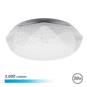 REACONDICIONADO APLIQUE LED TECHO 30W 3000LM LUZ FRIA SERIE NEPTUNO ELBAT