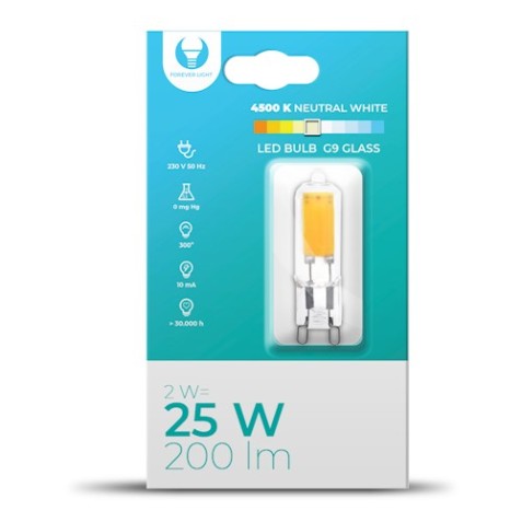 BOMBILLA LED G9 2W 200 LUMEN LUZ...