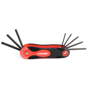 JUEGO 8 LLAVES TORX CON ORIFICIO MADER
