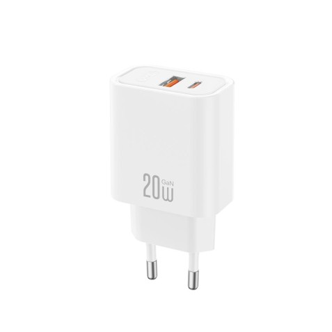 CARGADOR USB 20W 1X USB-A Y 1X USB-C...