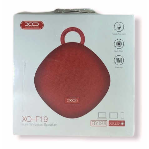 ALTAVOZ F19 BLUETOOTH ROJO XO