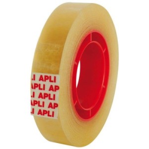 CINTA ADHESIVA TRANSPARENTE - 12MM X 33M - APLI