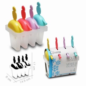 MOLDES PARA 4 HELADOS URBAN LIVING
