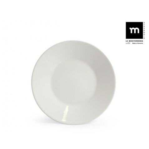SET 12 PLATOS POSTRE IVORY BRILLO...