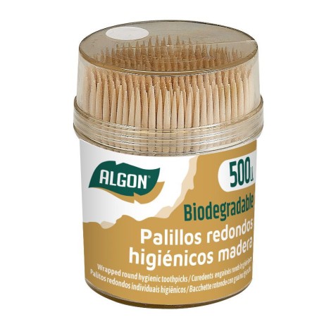 BOTE 500 PALILLOS REDONDOS...