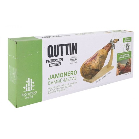 JAMONERO BAMBU-METAL CON ROTULA...