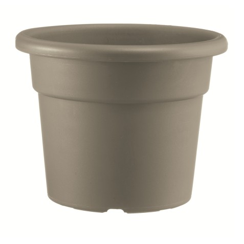 MACETA REDONDA DIAMETRO 16CM TAUPE...