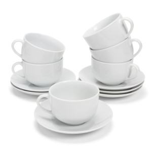 JUEGO DE 6 SERVICIOS DE CAFE PORCELANA HAIZEA