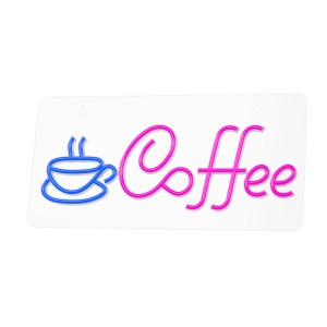 LAMPARA DECORATIVA NEON LED COFFEE...